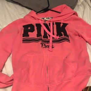 Pink hoodie